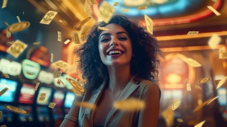 Pengguna membaca panduan deposit di mobile